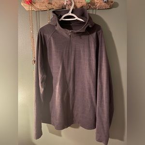 LULULEMON City Sweat Full Zip Hoodie. Color Black/Jacquard